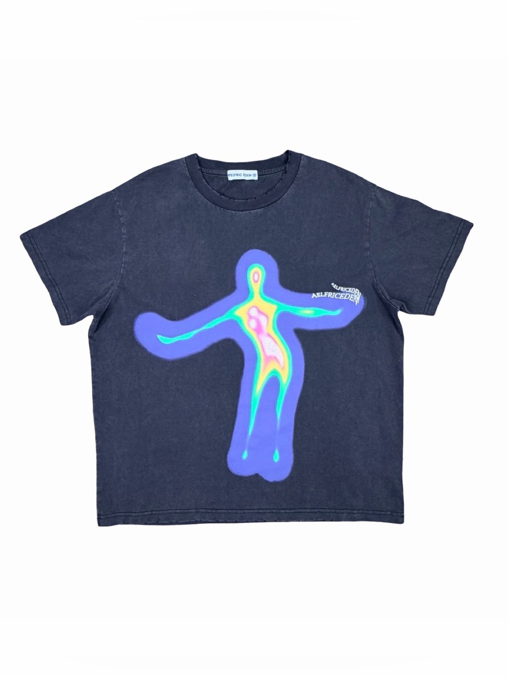 Aelfric Eden Distorted Portrait Crew Neck Tee - Size XS